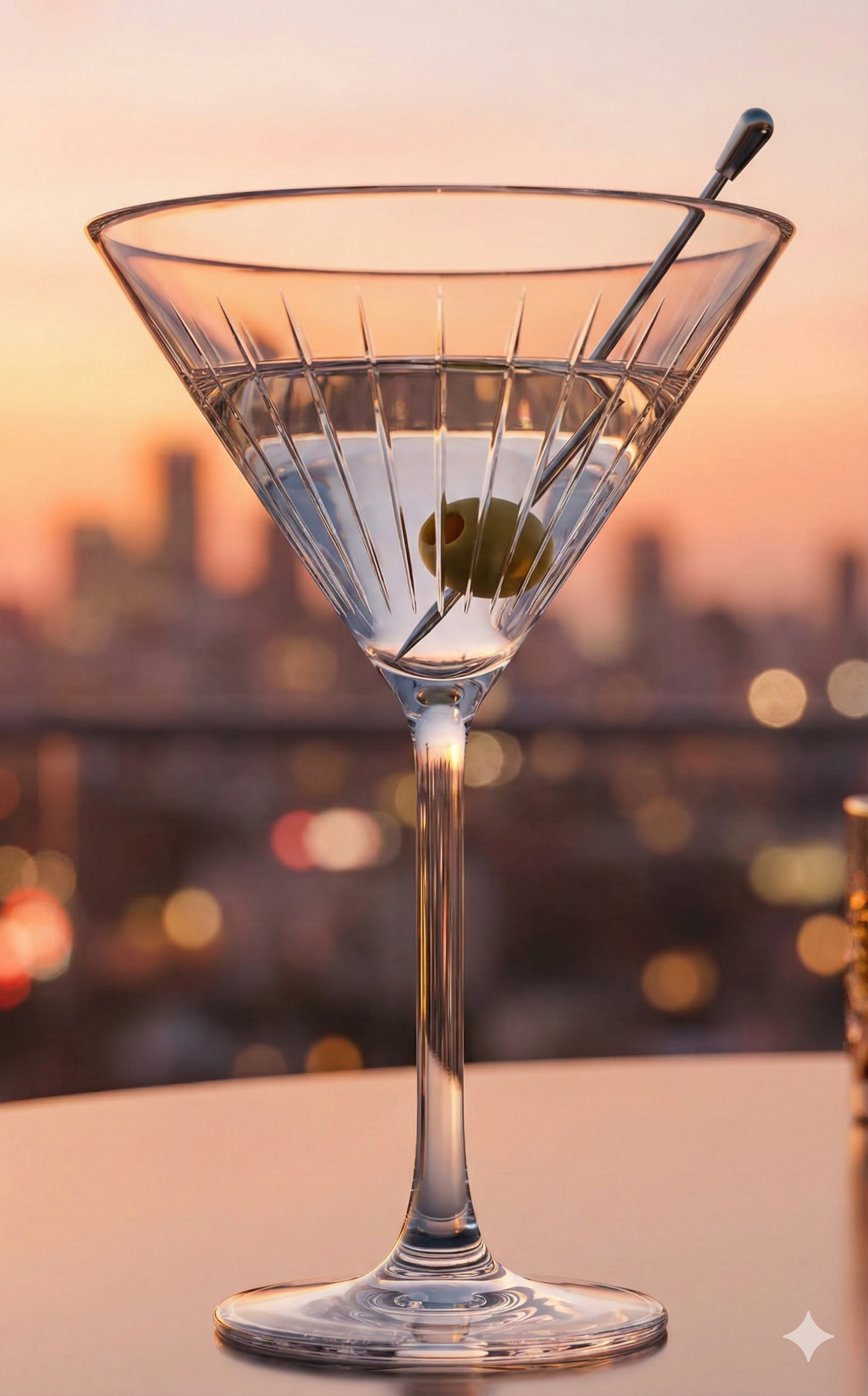 The Palm Shatterproof Martini Glass