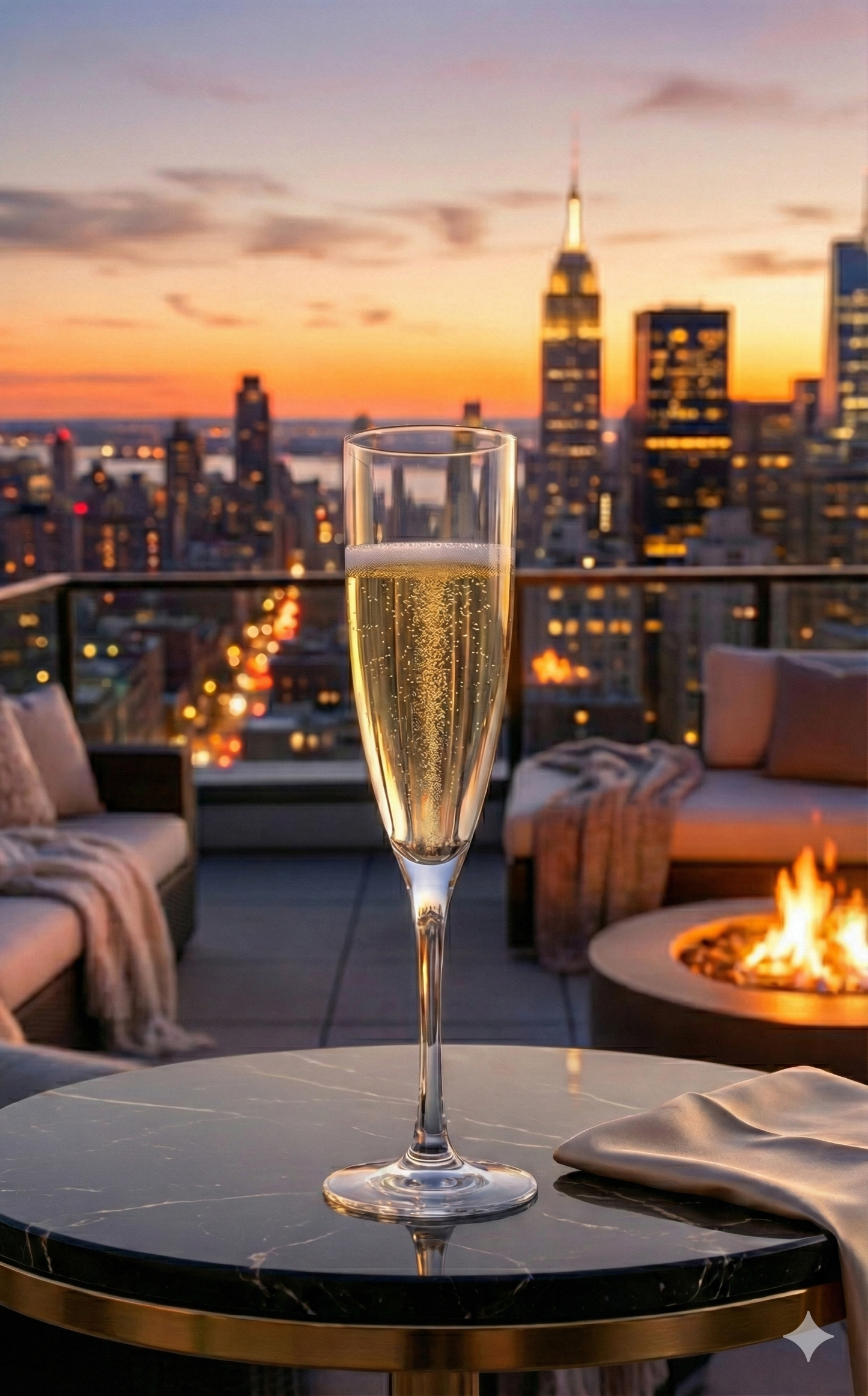 The Horizon Shatterproof Champagne Flute